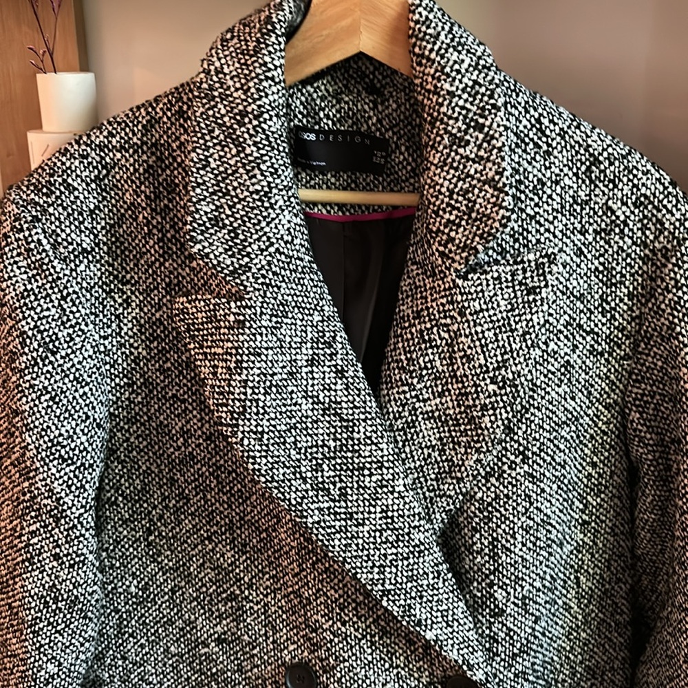ASOS • Salt and Pepper Coat - Picture 5 of 10